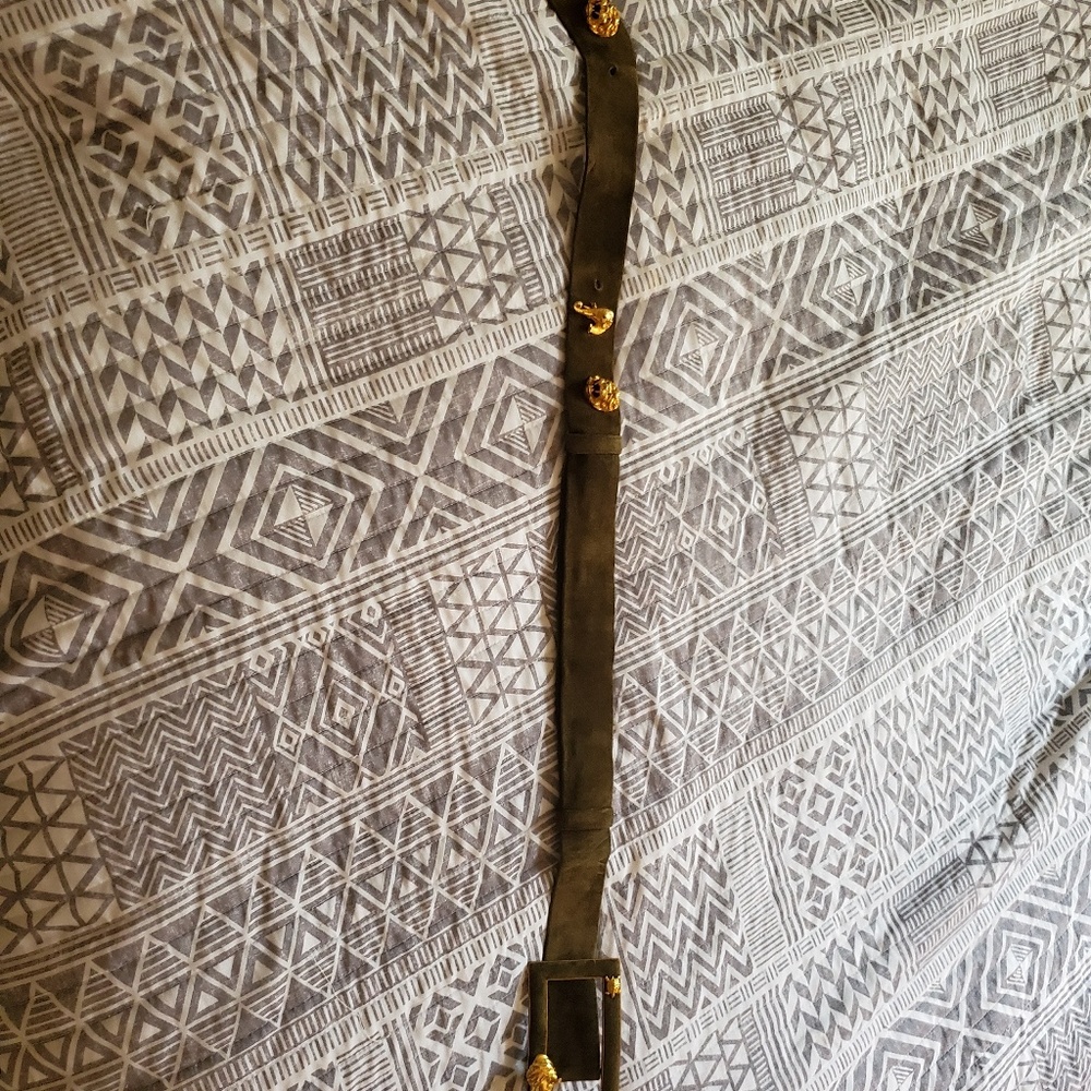 Judith leiber belt gold animals. Vintage 70s